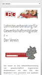 Mobile Screenshot of lohnsteuer-gewerkschaft.de